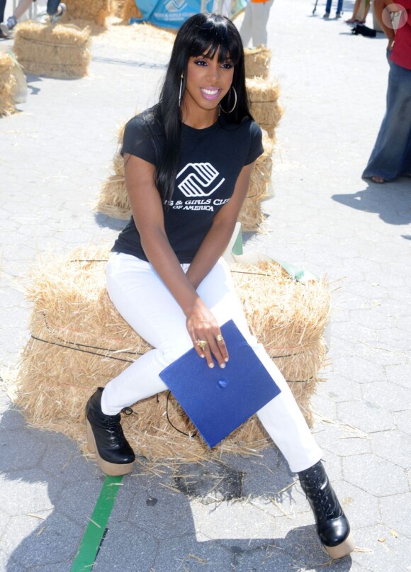 Kelly Rowland à New York le 4 août 2011