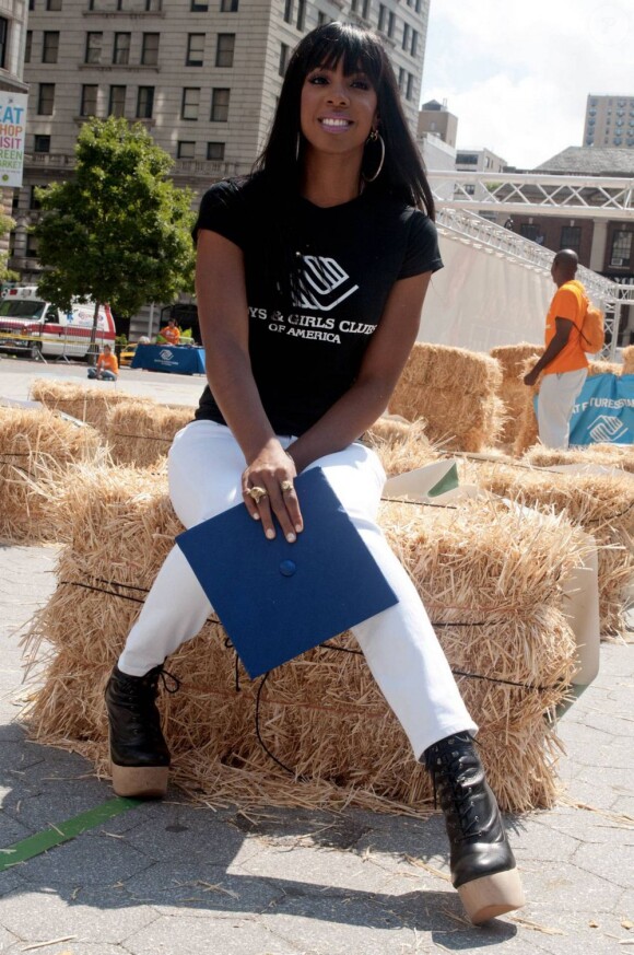 Kelly Rowland à New York le 4 août 2011