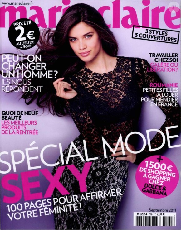 La couverture du magazine Marie Claire du mois de septembre 2011
