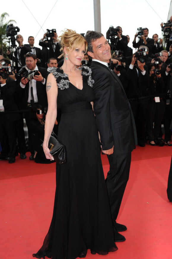 Antonio Banderas et Melanie Griffith au festival de Cannes 2011