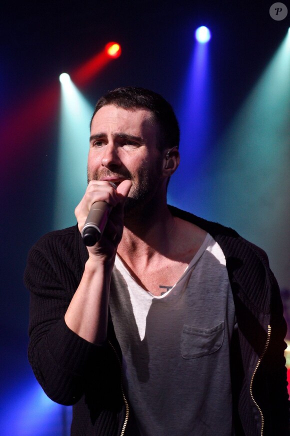 Concert de Maroon 5 à Londres, le 17 février 2011.