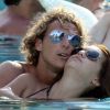 Le 31 mars 2011, Diego Forlan et Zaira Nara se la coulaient douce à Miami, quelques jours après avoir annoncé leur mariage.