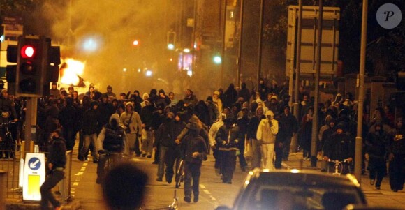 Après Londres, les émeutes on touché d'autres villes anglaises : ici Liverpool, le 8 août 2011.