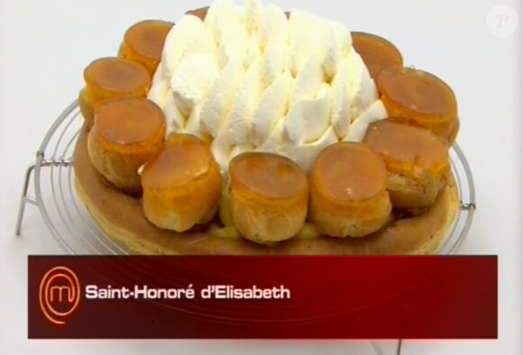 Un superbe Saint-Honoré dans Masterchef 2