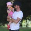 Eric Dane a emmené sa ravissante fillette Billie au parc. Los Angeles, 21 août 2011