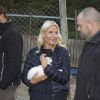 Le prince Haakon et la princesse Mette-Marit de Norvège en visite dans le comté d'Hedmark, le 22 août 2011.