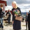 Le prince Haakon et la princesse Mette-Marit de Norvège en visite dans le comté d'Hedmark, le 22 août 2011.