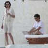 Milla Jovovich et son époux Paul W.S Anderson en vacances au Mexique. Le 24 août 2011