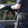 Vanessa Hudgens est arrêtée par la police et écope d'une amende, mercredi 24 août 2011 à Los Angeles.