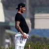 David Beckham affiche un surprenant ventre rebondi sur les plages de Californie lors d'une de ses sessions plages du mois d'août !