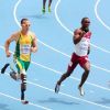 Oscar Pistorius a fait jeu égal avec les athlètes valides lors des séries du 400m aux championnats du monde d'athlétisme en Corée du Sud.