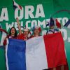 L'équipe de France de rugby a reçu un accueil chaleureux lors de son arrivée à Auckland en Nouvelle-Zélande pour y disputer la Coupe du Monde de rugby