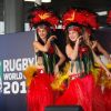 Les rugbyman tricolores ont eu le droit à une danse exotique lors de leur arrivée à Auckland en Nouvelle-Zélande où se déroulera la Coupe du Monde de rugby