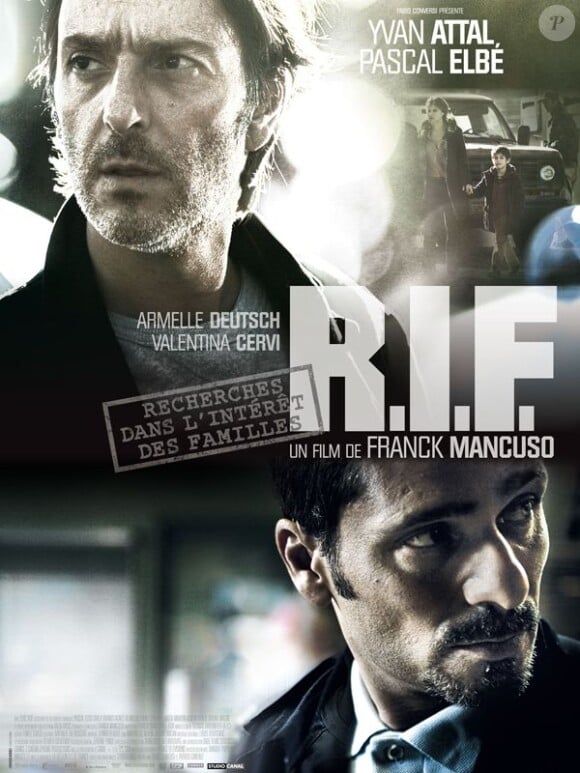 L'affiche du film R.I.F. (Recherches dans l'intérêt des familles)