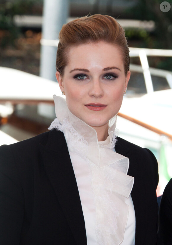 Evan Rachel Wood lors du festival de Venise le 31 août 2011, pour le photocall des Marches du pouvoir