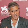 George Clooney lors du festival de Venise le 31 août 2011, pour le photocall des Marches du pouvoir