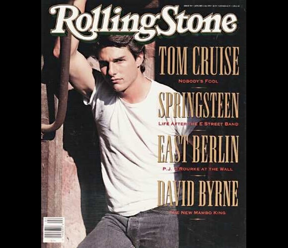 11 janvier 1990 : Tom Cruise pose en couverture de Rolling Stone.