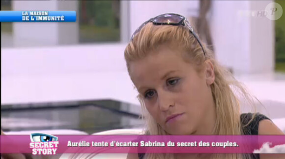 Sabrina cherche les secrets dans Secret Story 5, jeudi 1 septembre 2011 sur TF1