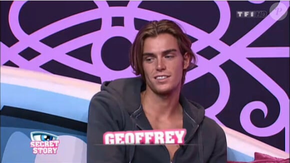 Geoffrey dans Secret Story 5, jeudi 1 septembre 2011 sur TF1