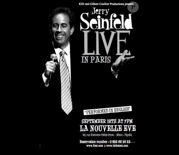 Jerry Seinfeld à Paris, oui mais quand ?