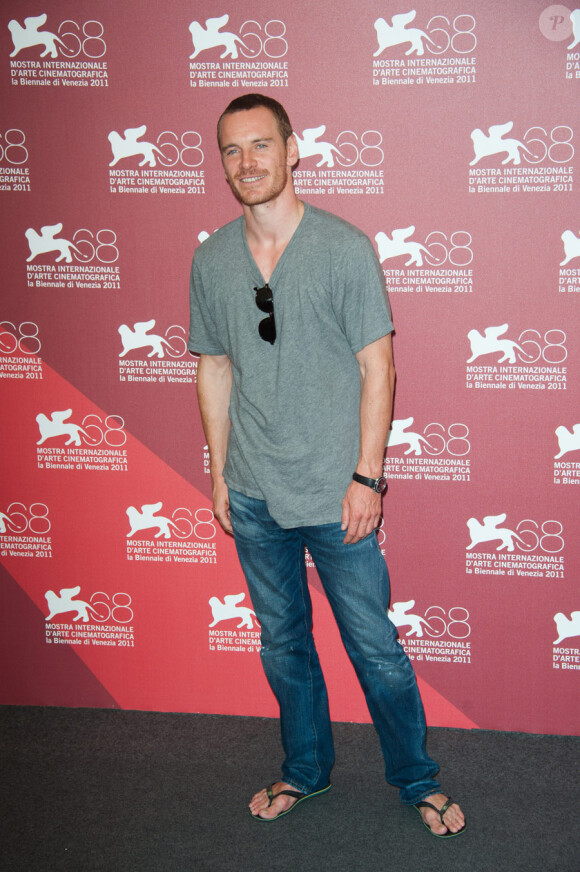 Michael Fassbender lors du photocall de Shame au festival de Venise le 4 septembre 2011