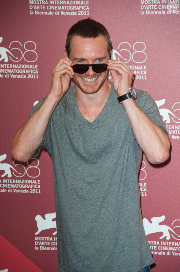 Michael Fassbender lors du photocall de Shame au festival de Venise le 4 septembre 2011