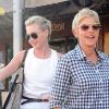 Après sept ans d'amour, leur couple est toujours au top : Ellen DeGeneres et Portia de Rossi, à Los Angeles, le 6 septembre 2011.