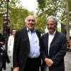 Michel Piccoli et Costa-Gavras lors de l'avant-première du film Habemus Papam à Paris le 6 septembre 2011