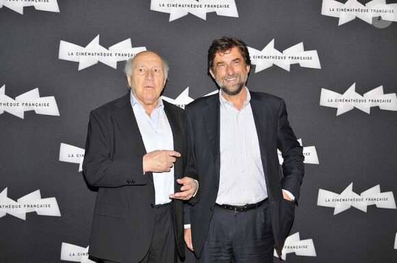 Michel Piccoli et Nanni Moretti lors de l'avant-première du film Habemus Papam à Paris le 6 septembre 2011