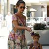 Jessica Alba et sa fille aînée Honor ont fait du shopping à Los Angeles le 7 septembre 2011