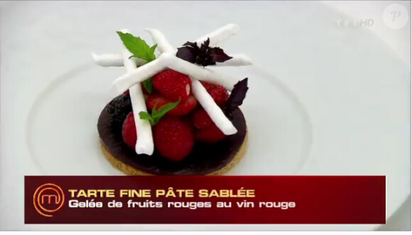 Un dessert dans Masterchef, jeudi 8 septembre, sur TF1