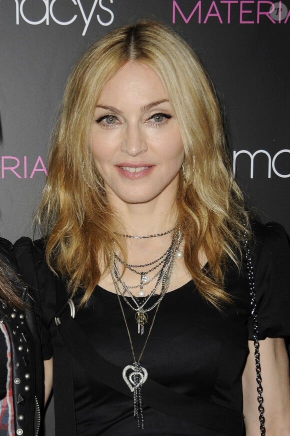 Madonna présente sa collection Material Girl à New York en septembre 2010