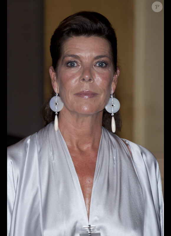 Caroline de Monaco lors de la présentation de la collection Montblanc dédiée à la princesse Grace. Le jeudi 8 septembre 2011, à l'Opéra