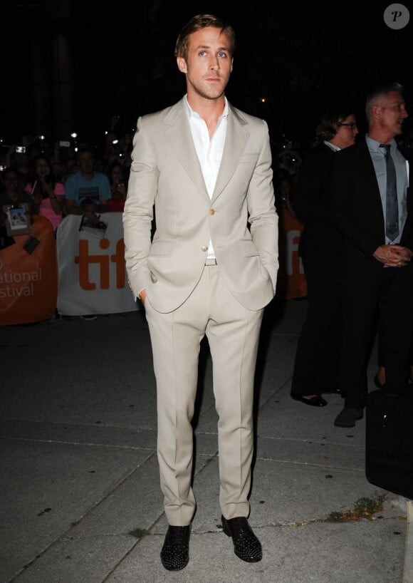Le très beau et élégant Ryan Gosling lors du festival du film de Toronto le 9 septembre 2011