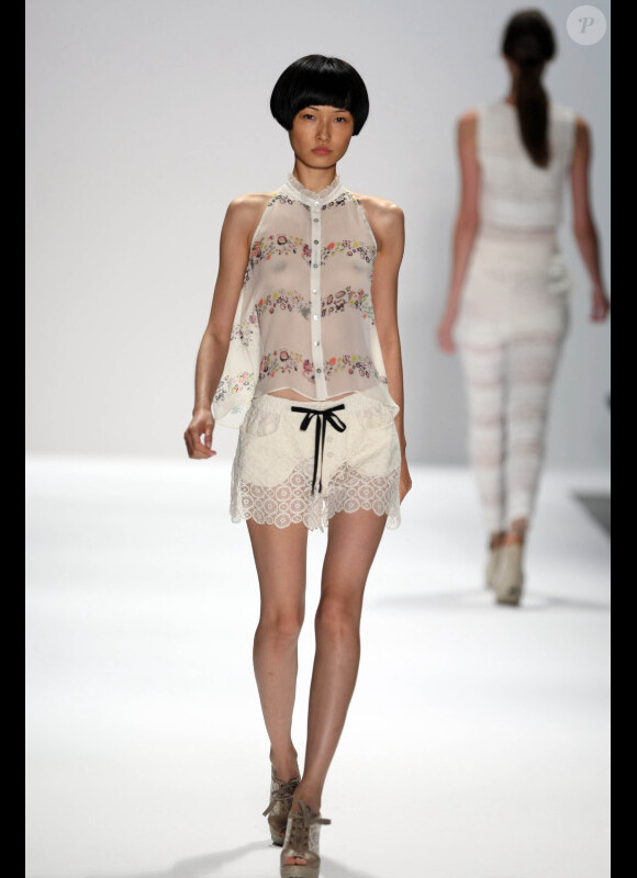 Défilé printemps-été 2012 de Charlotte Ranson lors de la Fashion Week new-yorkaise le 11 septembre