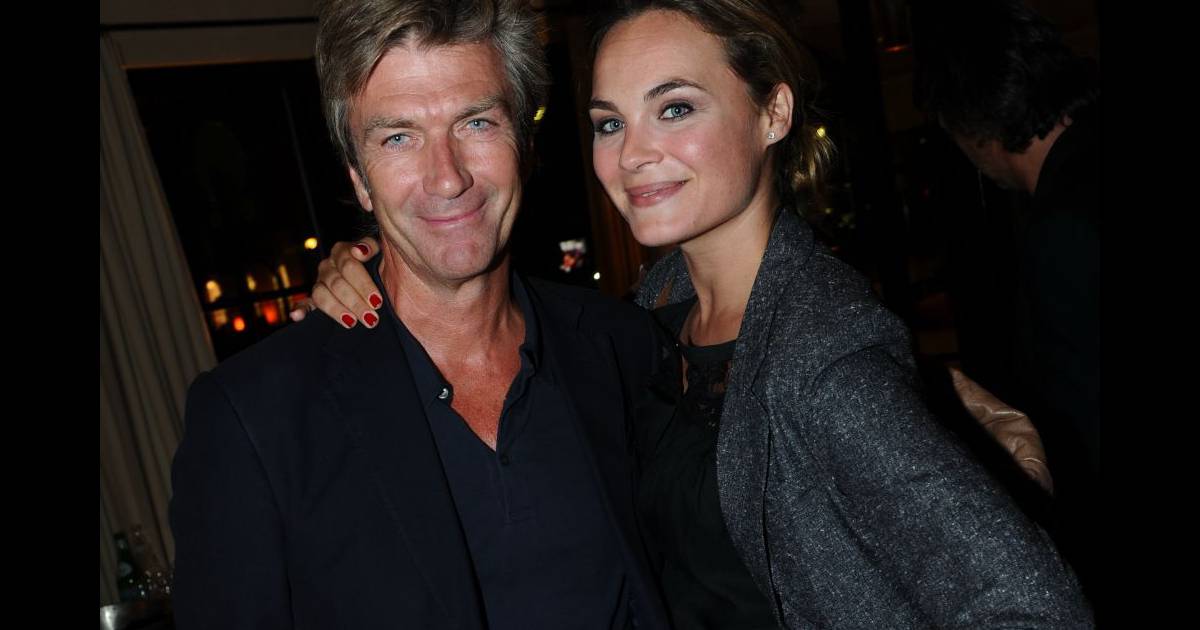 Philippe Caroit et Mélanie Maudran lors de la soirée d'anniversaire d