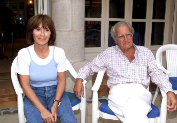 Georges Fillioud et Danièle Evenou en juillet 1998