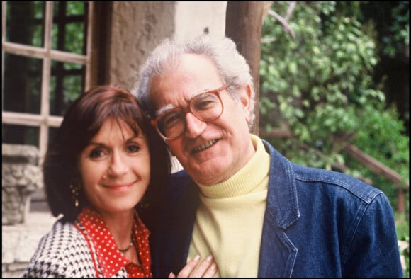 Georges Fillioud et Danièle Evenou en avril 1991