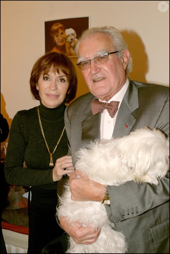 Georges Fillioud et Danièle Evenou en novembre 2004