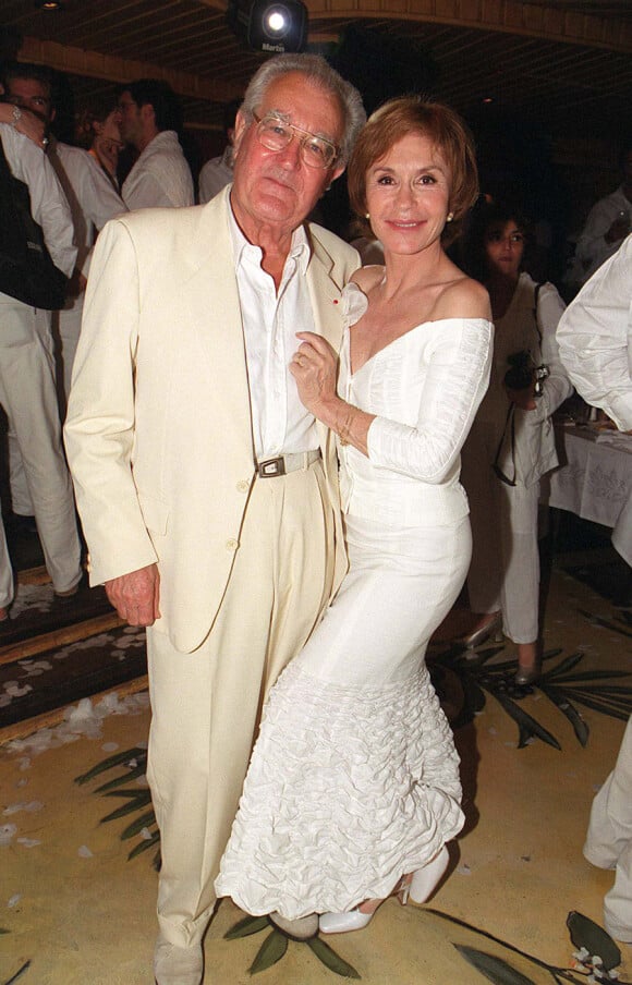 Georges Fillioud et Danièle Evenou en juin 2000