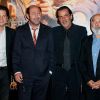 Guillaume Canet, Kad Merad, Christophe Barratier et Gérard Jugnot lors de l'avant-première au Gaumont Opéra à Paris du film La Nouvelle Guerre des boutons le 18 septembre 2011