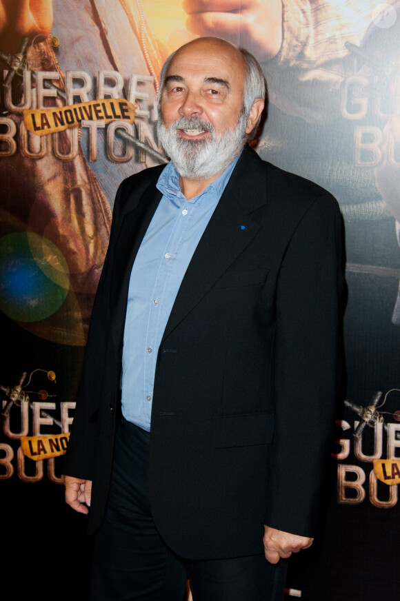 Gérard Jugnot lors de l'avant-première au Gaumont Opéra à Paris du film La Nouvelle Guerre des boutons le 18 septembre 2011