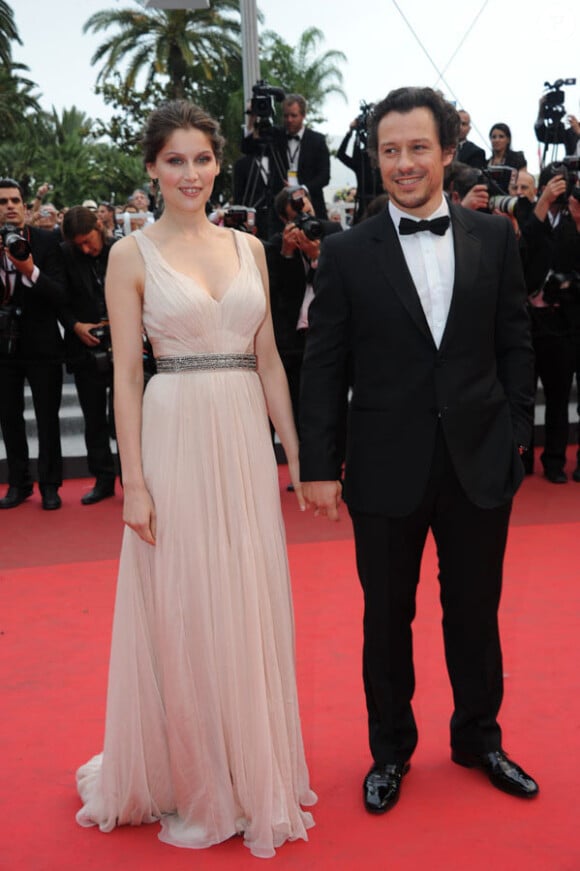 Laetitia Casta et son compagnon Stefano Accorsi à Cannes en mai 2011