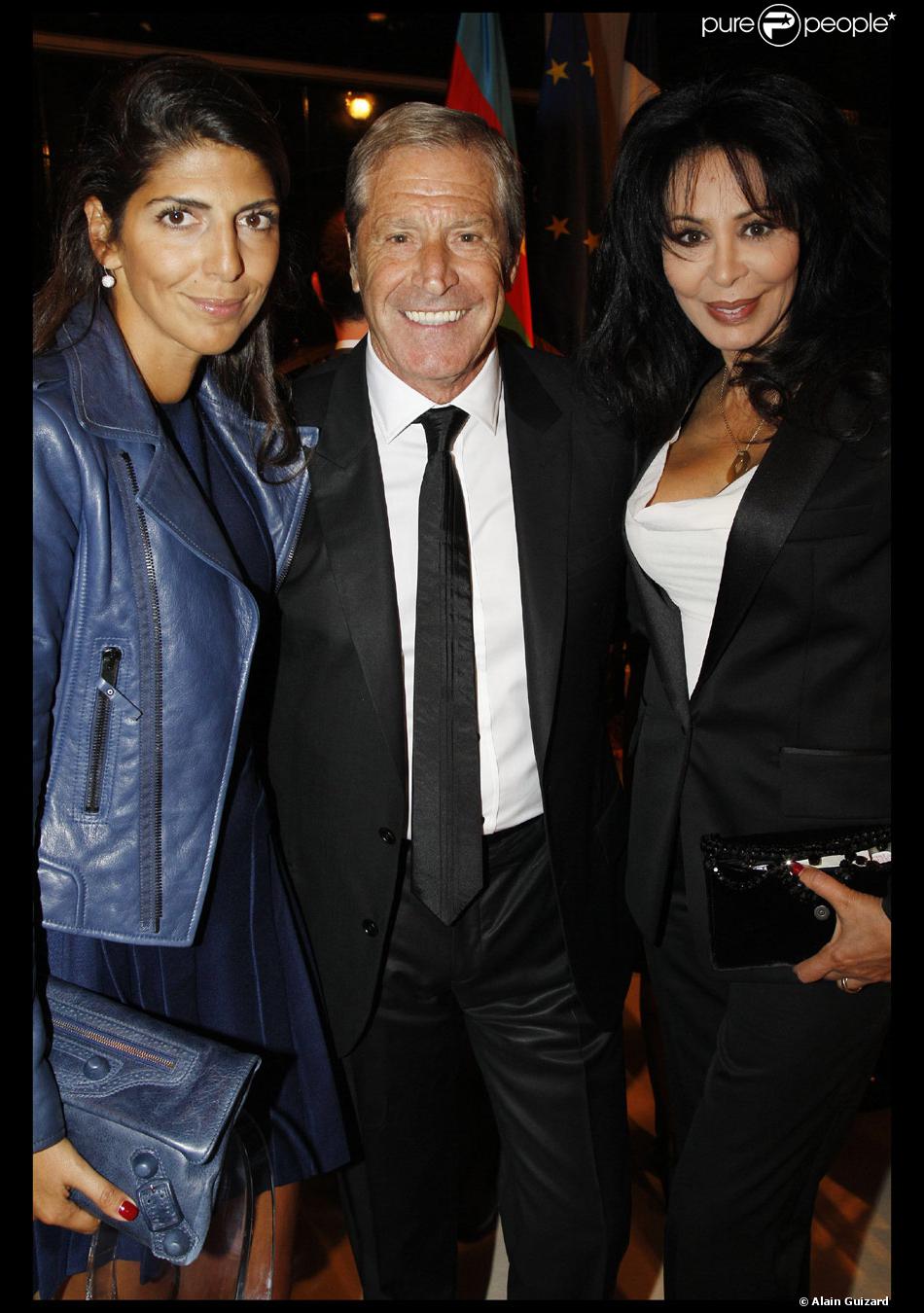 Rachida Dati En Couple Avec Jean Todt Jean-Claude Darmon entouré par sa compagne Hoda Roche et Yamina Benguigui  lors du dîner organisé au Musée Rodin à l'occasion de la journée de  l'Azerbaïdjan. Par - Purepeople