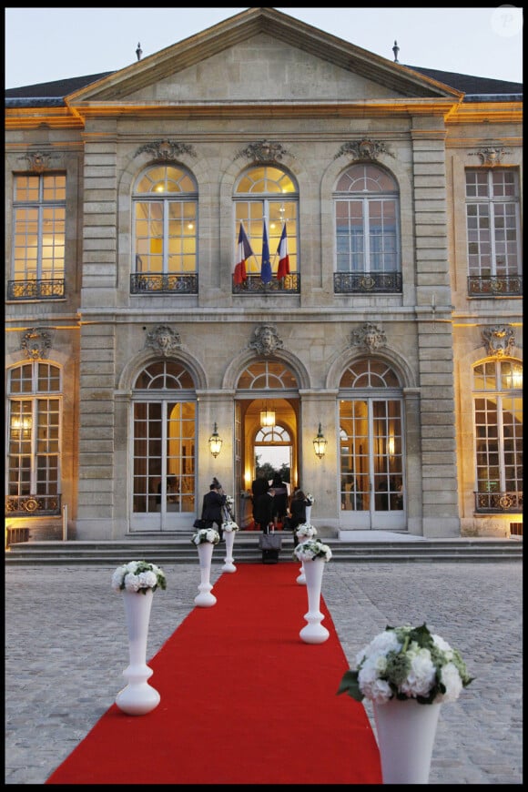 Dîner organisé au Musée Rodin à l'occasion de la journée de l'Azerbaïdjan. Paris, le 15 septembre 2011.