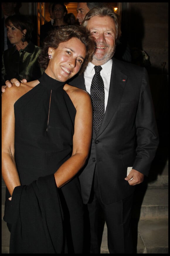 Alain-Dominique Perrin et sa femme Florence lors du dîner organisé au Musée Rodin à l'occasion de la journée de l'Azerbaïdjan. Paris, le 15 septembre 2011.