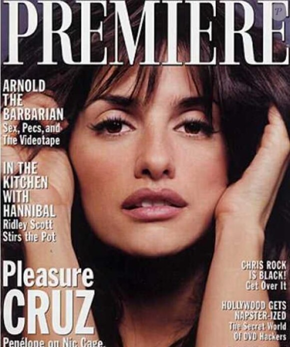 Mars 2001 : Penélope Cruz pose en couverture de Premiere.