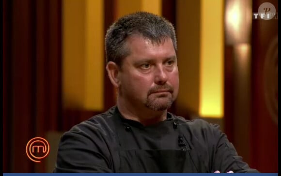 Bernard triste dans Masterchef, jeudi 22 septembre 2011 sur TF1