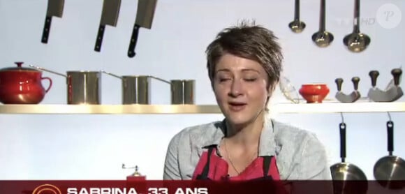 Sabrina déçue dans Masterchef, jeudi 22 septembre sur TF1