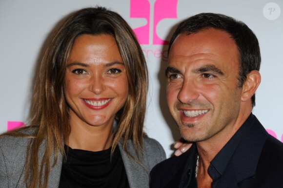 Nikos et Sandrine Quetier en septembre 2011 à Paris